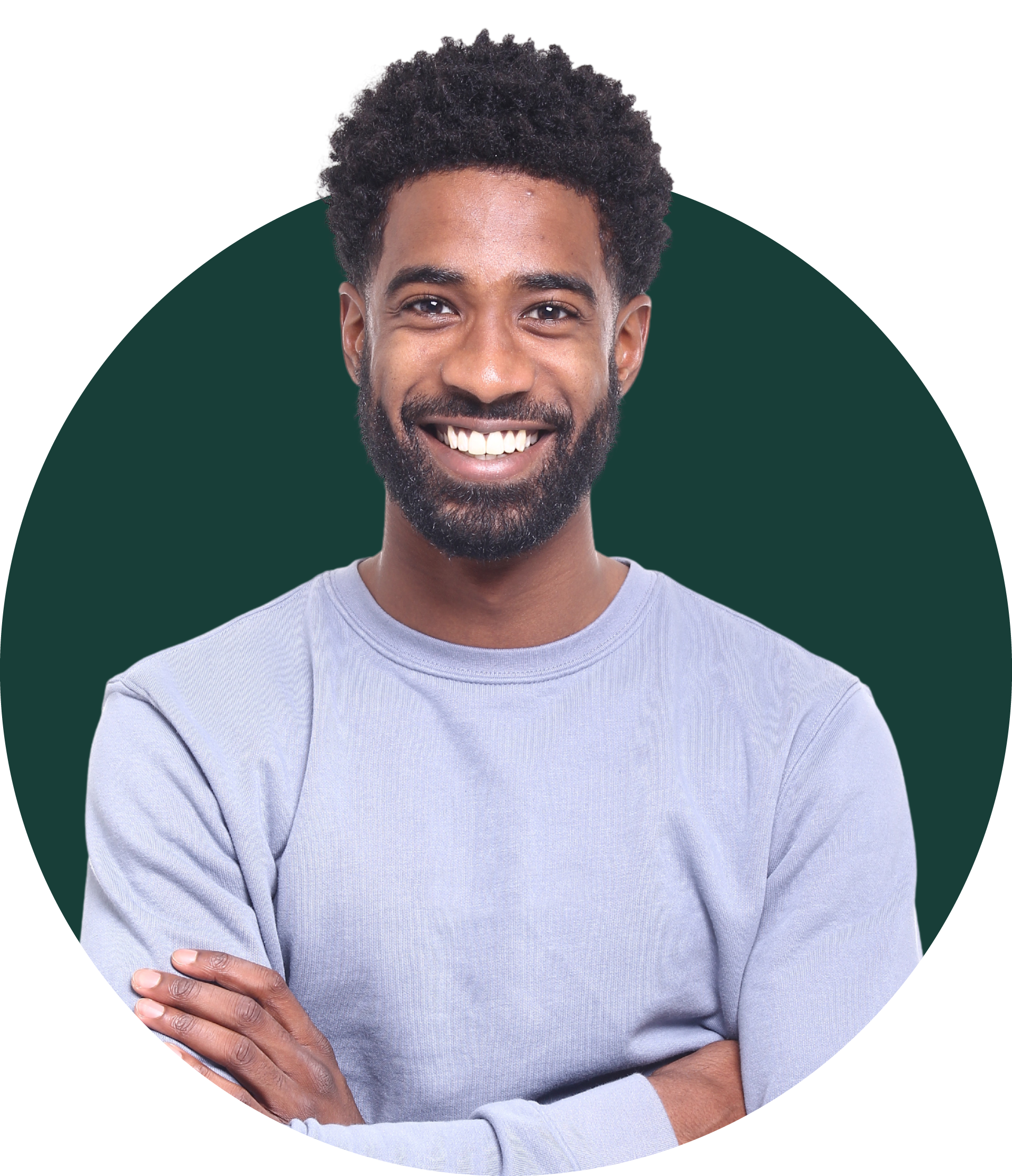 Man smiling with restored teeth after dental bonding treatment at Loudoun Family & Cosmetic Dentistry in Leesburg, VA